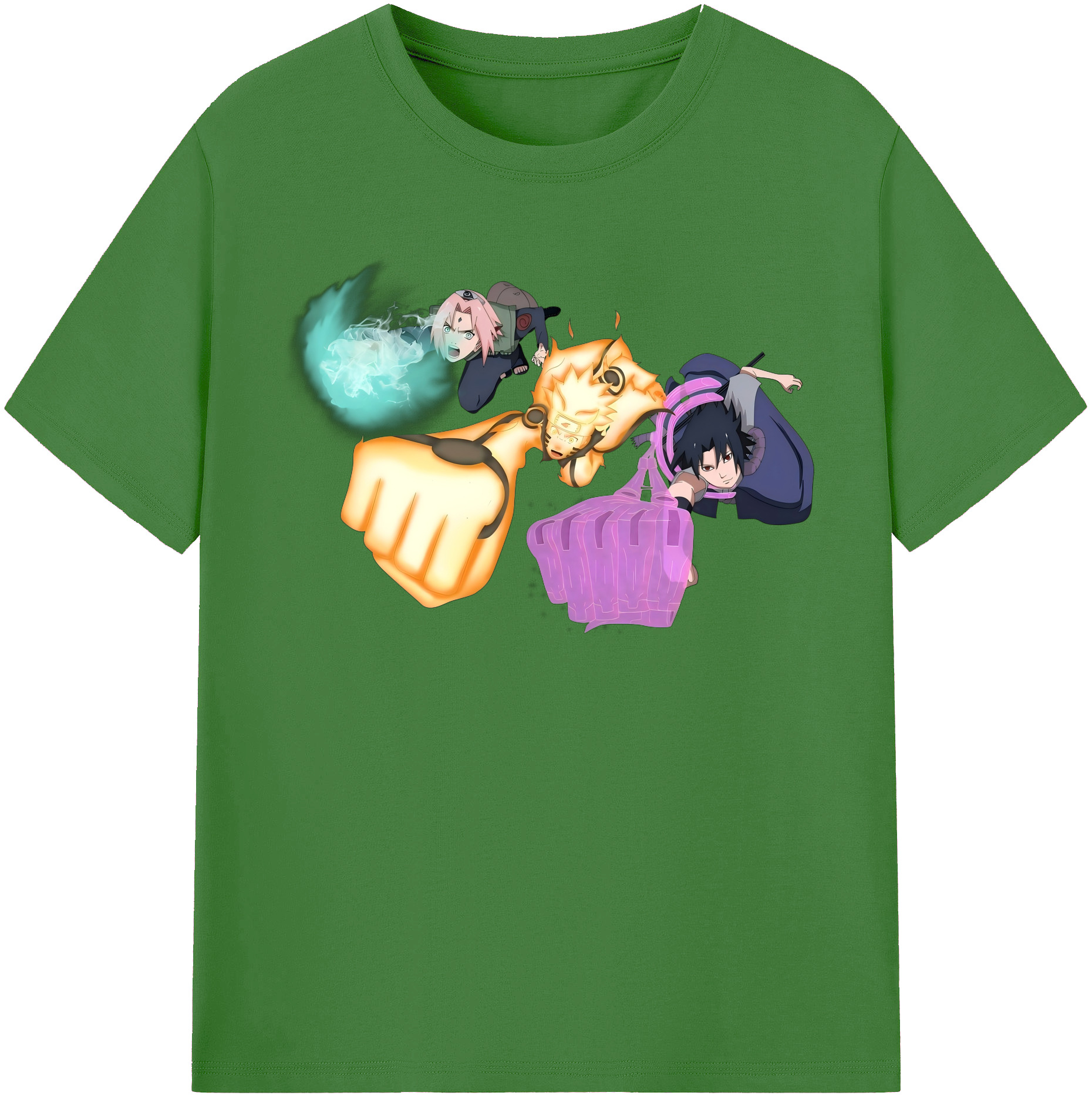 （画像用） NARUTO -ナルト- うずまき ナルト Uzumaki Naruto レディースカジュアルプリントTシャツ（綿100％）